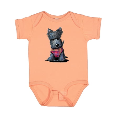 

Inktastic Scottie Dog in Plaid Gift Baby Boy or Baby Girl Bodysuit