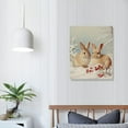 thumbnail image 3 of COMIO Winter Snowy Trees Wild Animals Bird Hare Fox Canvas Wall Art Prints,Christmas Watercolor Paintings Prints, Artwork for Christmas Themed Decor Bedroom Living Room Home Decorations, 3 of 4