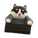 thumbnail image 4 of Sofá cama plegable con forma de animal, sillón convertible, suave y plegable, sillón cama convertible para dormitorio de jardín de infantes, 4 of 8