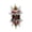 B, variant on Celsvanis Christmas Artificial Swags Teardrop Stairway Trim Garland Wreath Hanging Ornament for Front Door Wall Fireplace Xmas Holiday Decoration