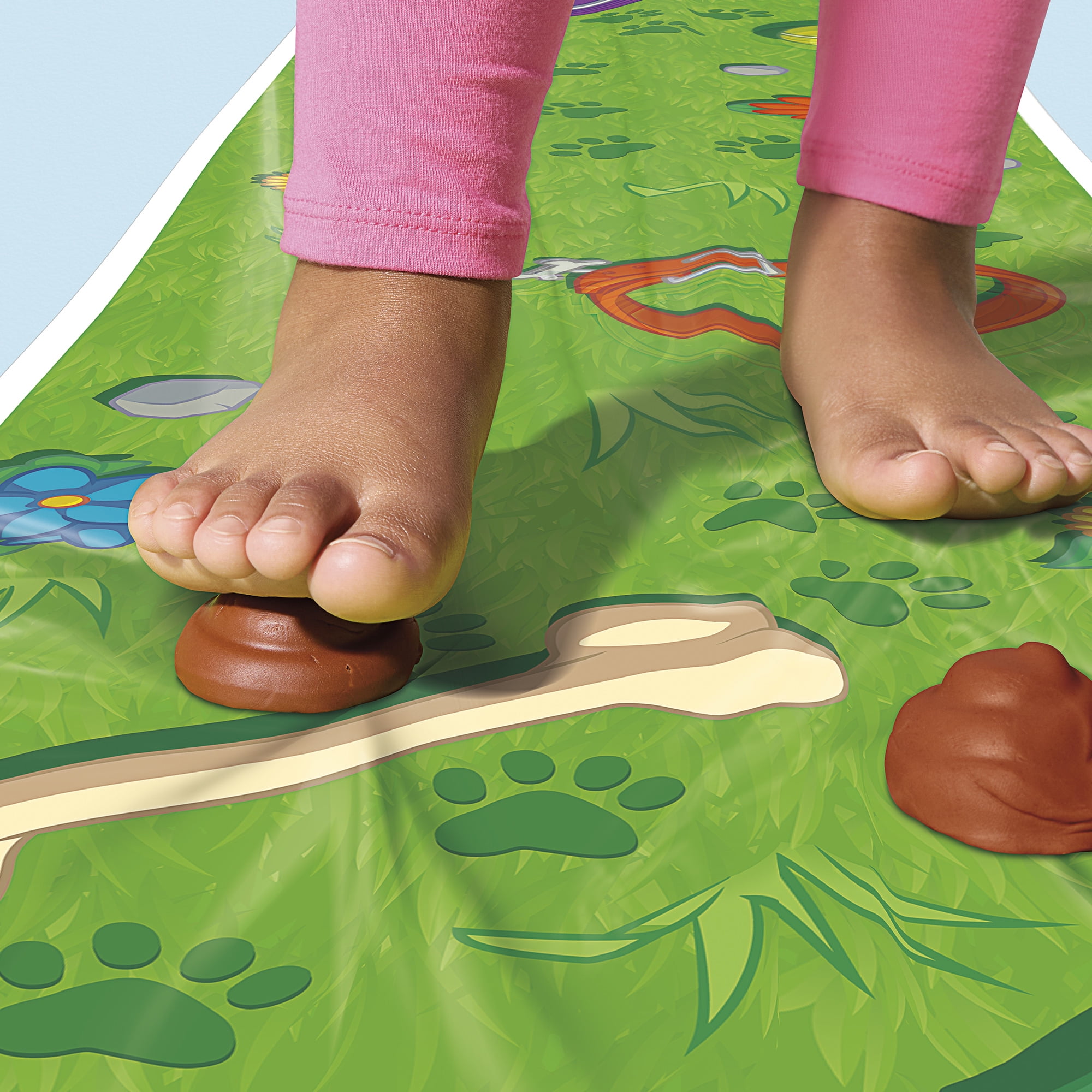 Don't Step in It! Preschool Game, Blindfolded, Poop Kids Game with Animal Moves Spinner for Kids, Ages 4 and up