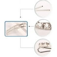 thumbnail image 2 of 12 Pieces Rhinestone Bobby Pins, Silver Metal Hair Clips Crystal Hair Pin Decorations for Lady Women Girls, 2 of 5