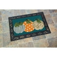 thumbnail image 2 of Evergreen Patterned Pumpkins Indoor Outdoor Natural Coir Doormat 1'4"x2'4" Multicolored, 2 of 4