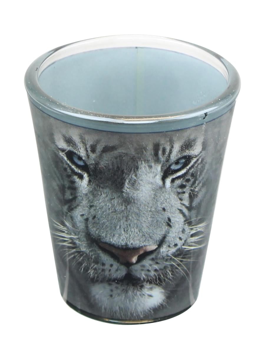 Details about   Animal Shot Glass White Tiger Cup/Ceramic Head/Pewter Molla Space 1.7 Oz 
