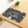 thumbnail image 5 of adviicd Welcome Easter Rabbits Elegant Decorative Doormat, Seasonal Spring Easter Farmhous Holiday Low-Profile Floor Mat Switch Mat For Indoor Outdoor, 5 of 5