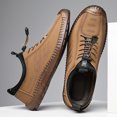 thumbnail image 3 of Zapatos casuales para hombre, zapatos con cordones para primavera y otoño, zapatos de moda coreanos transpirables de marea, 3 of 5
