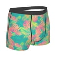 thumbnail image 4 of Uemuo Colorful Palm Leaves Pattern Men's Boxer Briefs,Trunk Anti-Chafing,Comfortable, Durable, and Stylish Underwear-Small, 4 of 9