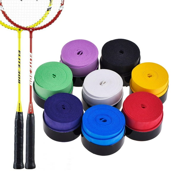 OULII 20Set Squash Racket Grip Anti-slip Sticky Fabric Assorted Color for Athletes