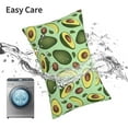 thumbnail image 6 of Yiaed Avocado With Seeds Print Brushed Microfiber Envelope Pillowcases, Standard,Envelope Closure Pillow Cases(No pillow core)-20"x30", 6 of 6
