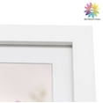 thumbnail image 2 of Mat Board Center 7x14 White Wood Collage Picture Frame with 3-Opening 4 x 6, 2 of 7