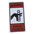 thumbnail image 4 of yuksok Pinch Point Warning Sticker Easy Installation Warning Sign for Gym Equipment, 4 of 9