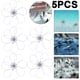 thumbnail image 1 of DQrwqpou Suministros Pesca Con Bucle para Atrapar Cangrejos Trampa Redonda para Cangrejos 5 Uds. (8 Bucles), 1 of 4