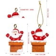 thumbnail image 2 of -piece Set of Christmas Ornaments Calendars Advent Gifts Decor Countdown Resin, 2 of 6