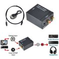 thumbnail image 3 of xinxinxx Optical Coaxial Toslink Digital To Analog Audio Audio adapter Converter Adapter RCA L/R 3.5mm Output Port, 3 of 8