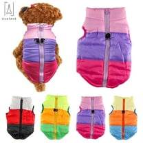 Gustave Pet Cat Dog Vest Coat Winter Warm Windproof Waterproof Cozy Dog Warm Costume Jackets for Small Medium Large Dog "Rose & Pink, XS"