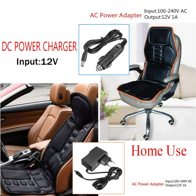 8 Mode Massage Seat Cushion with Heat Full Back Massager Chair for Home Car  2022