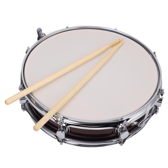 Snare Drum Stainless Steel Marching School Band Snare Drum Kit with Drumsticks for Practice Performance