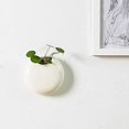 thumbnail image 5 of Set Of 2 Mini Wall-mounted Ceramic Flower Pots White / Black, 5 of 5