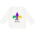 thumbnail image 2 of Inktastic Mardi Gras Fleur De Lis Toddler Sweatshirt, 2 of 4