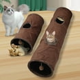 thumbnail image 7 of Cat Toys Tente Chat Suede Long 129cm Cat Tunnel Collapsible Tunnel  Non-staining Dirt-resistant Pet Products Pet Toys (MSD01-03), 7 of 7