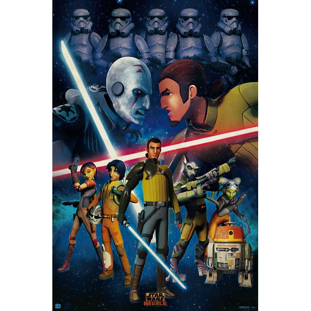 Star Wars Rebels - TV Show Poster / Print (Duel - Kanan Vs. The Inquisitor)  (Poster & Poster Strip Set)