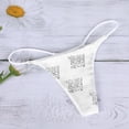 thumbnail image 5 of Braguitas tanga estampadas de talle bajo para mujer: diseño sexy con tira en T, poliéster, ropa para el día a día/para salir, tallas S-XL, varios colores disponibles, 5 of 5