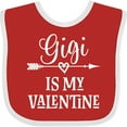 thumbnail image 3 of Inktastic Gigi is My Valentine Boys or Girls Baby Bib, 3 of 4