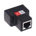 thumbnail image 4 of lionlar 2 Pieces Network Splitter Adapter - 1 Female to 2 Female Network Splitter black, 4 of 5