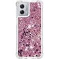 thumbnail image 2 of Case for Motorola Moto G 5G 2023 Case Glitter Cute Luxury Love Liquid Quicksand Clear Soft TPU Girls Women Stylish Bumper Shockproof Protective Cover for Moto G 5G 2023 Rose Gold YB, 2 of 14