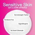 thumbnail image 4 of (3 pack) Swisspers Premium Cotton Rounds, 100% Pure Chlorine Free Cotton, Dermatologist Tested, Soft, Strong, Sensitive Skin Safe, Absorbent, Hypoallergenic, Cruelty-Free, Paraben Free, 100 Pads, 4 of 10
