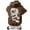 Brown, variant on Men Sweatshirt Men's Hooded Sweatshirt Shirt for Everyday Wear in Modern Fashion with 3D Digital Print Long Sleeve Pullover Orange 3XL