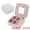 Beige, variant on Unique Bargains Jewelry Box Small PU Leather Jewelry Organizer Case Storage Display Holder Pink