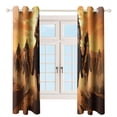 thumbnail image 3 of Vintage Western Cowboy Modern Window for Living Room Curtains for Child Bedroom Kitchen Decor Blinds Drapes, 3 of 7