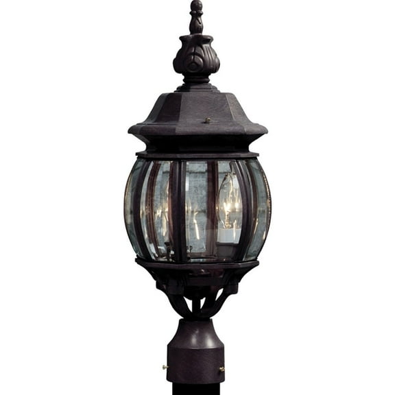 AC8363RU-Artcraft Lighting-Classico-3 Light Outdoor Post Mount in Traditional Outdoor Style-8 Inches Wide by 20 Inches High-Rust Finish