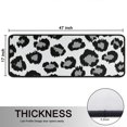 thumbnail image 5 of Kitchen Rugs Sets Of 2,White and Gray Of Leopard Print Anti Fatigue Kitchen Mat Rugs Non Slip Washable,Decorative Kitchen Floor Mats for Kitchen,Sink,Laundry,17"x47"+17"x47", 5 of 5