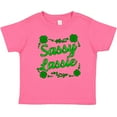thumbnail image 3 of Inktastic Sassy Lassy with Green 4 Leaf Clovers Boys or Girls Baby T-Shirt, 3 of 5