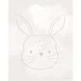 thumbnail image 2 of Lady Louise Designs 26x31 Black Ornate Wood Framed with Double Matting Museum Art Print Titled - Soft Rabbit, 2 of 4