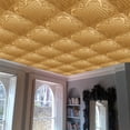 thumbnail image 5 of Dundee Deco's Rustic Gold Traditional Glue Up/Drop In Ceiling Panels, 2 ft. X 2 ft. (4 sq ft.) each, 5 of 5