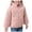ZA-Pink, variant on WUANDIXFA Girls Full Zip Soft Polar Fleece Jacket Outerwear Coat with Pockets,Blue,15-16 Years