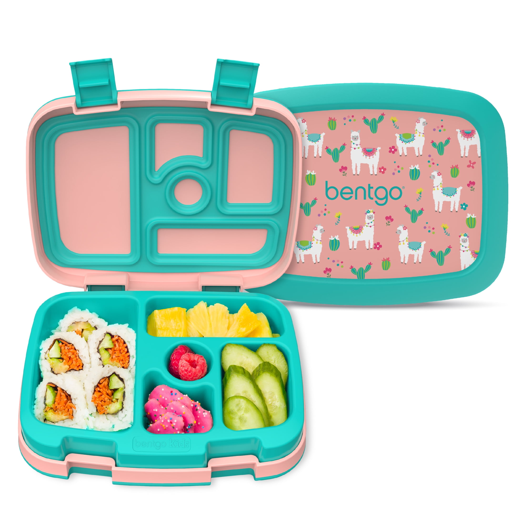 Bentgo Kids Snap & Go Bento Lunch Box with Locking Clips, 80% More