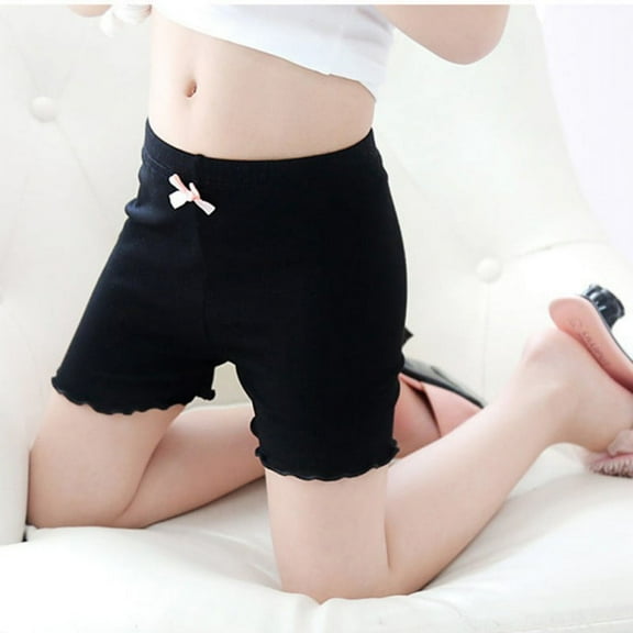 Girls Shorts Toddler Little Girls Big Girls Dance Bike Play Shorts Under Dress Skirt School Uniform Underpants Gym Sports for 3-12Years