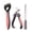 Red, variant on 3-in-1 Pet Grooming Kit: Nail Clippers with File & Dematting Comb, Ergonomic Non-Slip ABS Handle, Stainless Steel Blades for Dogs & Cats, Dual-Head Detangling & Deshedding Brush
