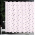 thumbnail image 3 of Ambesonne Japanese Print Shower Curtain, Line Art Cherry Plot, 69"Wx70"L, Pale Lavender Pink, 3 of 4