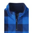 thumbnail image 2 of The Children's Place Toddler Boys Fleece Winter Quarter-Zip Jacket, Sizes 2T-5T, 2 of 6