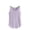 Purple, variant on WREESH Womens Summer Loose Tank Tops Solid Color Scoop Neck Sleeveless Blouses Bottom Shirt Hot Pink