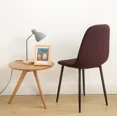 thumbnail image 3 of Stretch Spandex Jacquard Dining Chair Seat Covers Gray, 3 of 8
