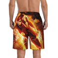thumbnail image 4 of The Flash Mens Swim Trunks Quick Dry Board Shorts with Mesh Lining, Hawaii Beach Shorts Swimwear Bathing Suits, 4 of 8