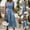 Blue, variant on EGNMCR Summer Dresses Women Trendy 2024 Women Casual Solid Sleeveless Frenulum Jacket Jean Long Dresses