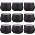 thumbnail image 1 of 9pcs Tea Tin Can  Candle Candy Storage Box Craft Beads Jewelry Canister Box, 1 of 8