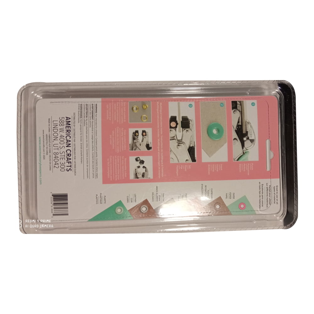 We R Crop-A-Dile Hole Punch & Eyelet Setter-Rose Gold